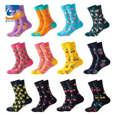 Kaus Kaki Buah Wanita Berwarna-warni