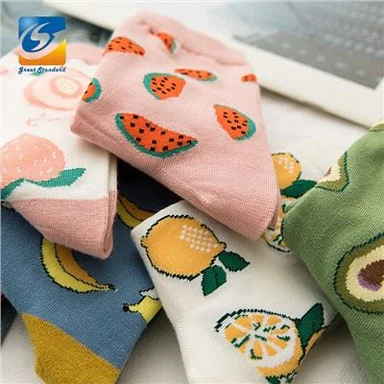 Kaus Kaki Desain Buah Fashion Wanita