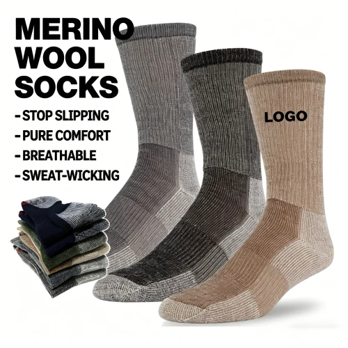 Kaus Kaki Kru Wol Merino Khusus