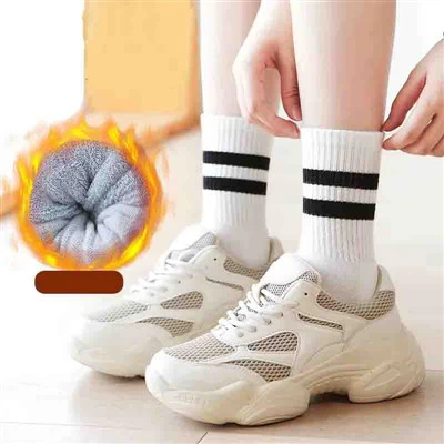 Kaus Kaki Olahraga Katun Rajutan Kustom Kompresi